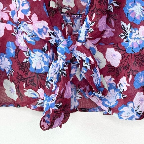 Free People Maybel Floral Blouse NWT - Women’s US L - Picture 4 of 12